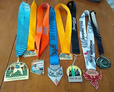 8 Colorful Marathon Medals Gifts Prizes • $24.99