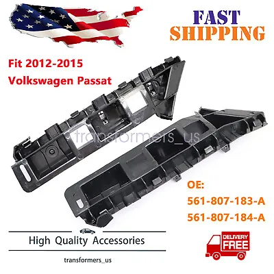 For 12-15 VW Volkswagen Passat Front Left & Right Bumper Guide Brackets Set New • $15.99