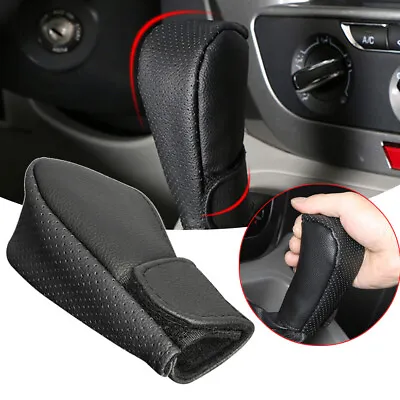 $12.65 • Buy Car Gear Hand Shift Knob Cover  Leather Handbrake Non-slip Protector Accessories