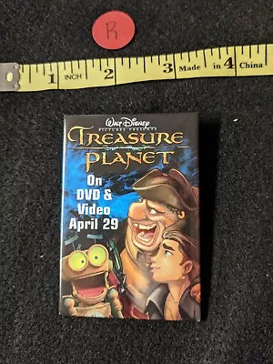 Disney’s Treasure Planet Pin Back Video Store Button Movie Promo  • $2.96