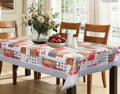 $39.75 • Buy PVC 6 Seater Dining Table Cover - Cream US
