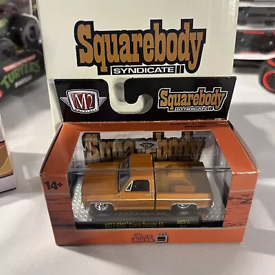 M2 Machines - Square Body Syndicate - 1977 Gmc Sierra Grande 15 - Burnt Orange • $10