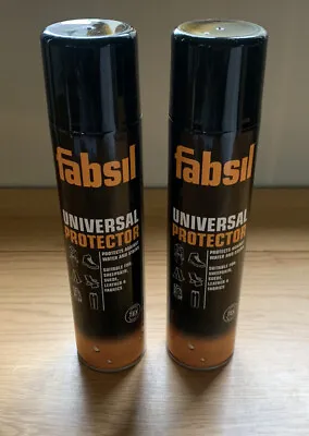 2 X Fabsil Universal Protector Waterproofer UV 400ml Spray Tent Gazebo Awning  • £17.99