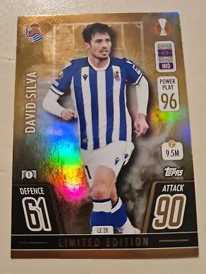 Match Attax David Silva - 21/22 Season - Limited Edition • £0.99