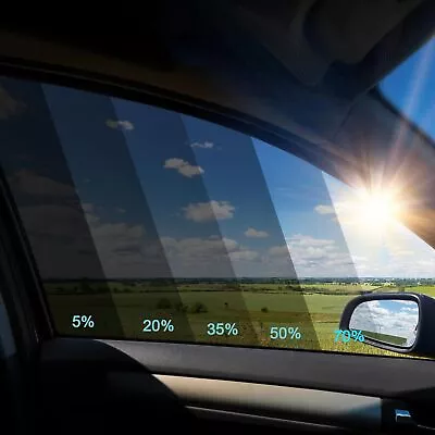 Window Tint Film Black Roll 5% 20% 30%VLT Car 2/4/6/8m Window Tinting Tools Home • $16.59