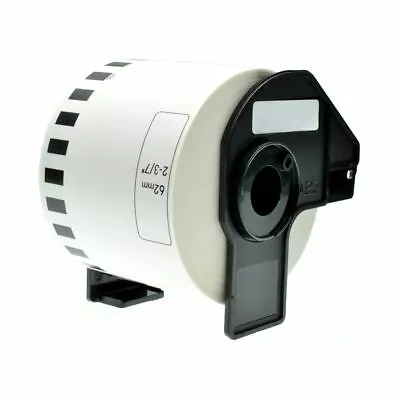 1 Continuous Label Roll 62mm For Brother QL-1060N QL-500A QL-580N QL-600B • £8.30