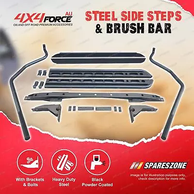 Side Steps Brush Rail Bars Rock Sliders For Mercedes Benz X-Class Dual Cab 18-On • $565