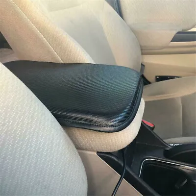 Leather Wearning Car Armrest Cushion Cover Center Console Box Pad Protector Mat  • $11.81