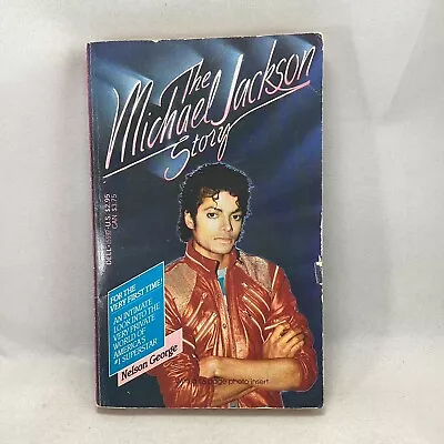 Vintage 1984 The Michael Jackson Story By Nelson George Paperback  • $9.99