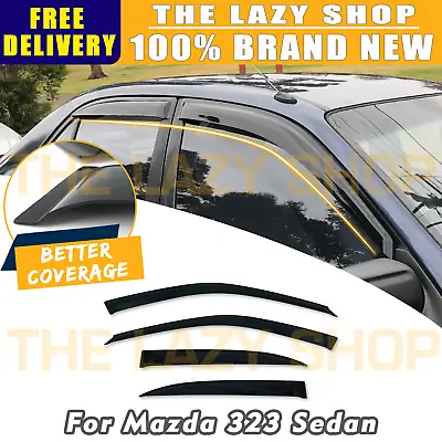 Weather Shields Weathershields For Mazda 323 Sedan 1998-2004 4pcs Sun Visors • $60