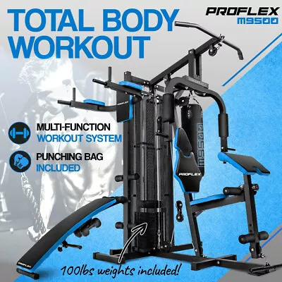 PROFLEX Home Gym Exercise Machine Fitness Equipment Weight Bench Station Press • $856