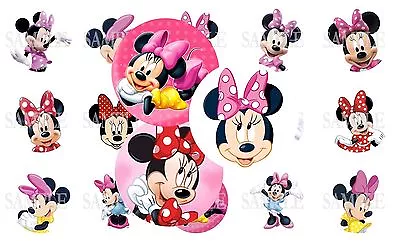 15 Pre-Cut Minnie Mouse 1 Inch Bottle Cap Images (5 Options) • $4.50