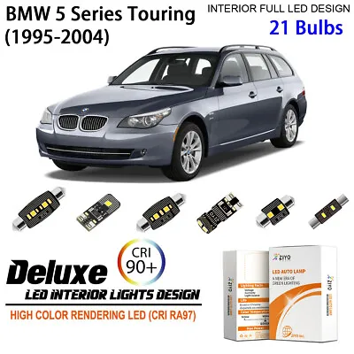 LED Interior Light Kit For BMW E39 5 Series Touring 1995-2004 White Light Bulbs • $27.45