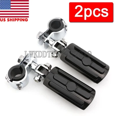 $74.80 • Buy Highway Crash Bar Foot Pegs For Yamaha V-Star 650 950 1100 1300 Classic Stryker