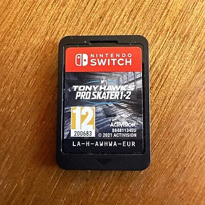 Tony Hawk's Pro Skater 1-2 (pg) Nintendo Switch Cartridge Oz Seller • $34.99