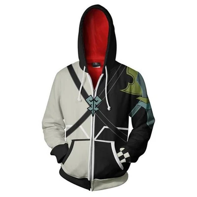 £28.80 • Buy Kingdom Hearts Sora Cosplay Costume 3D Hoodie Sweatshirt Jumper Coat Jacket
