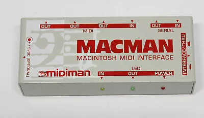 Midiman White  Macman Macintosh MIDI Audio Sync Interface • $29.99