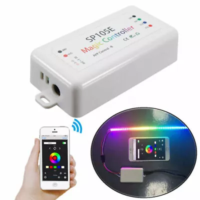 SP105E Magic Controller Bluetooth Pixels For IOS & Android APP WS2812B WS2811 AU • $22.99