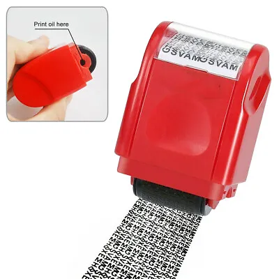 Erase Identity ID Theft Protection Stamp Roller Easy Guard Your Data Security • £5.49
