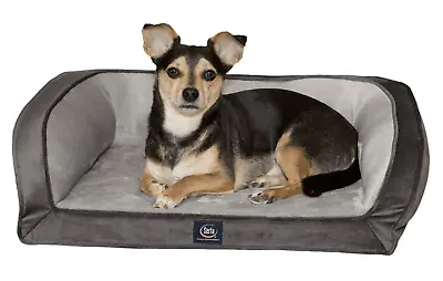 Serta Gel Memory Foam Quilted Ortho Couch Dog Bed Small • $32.97