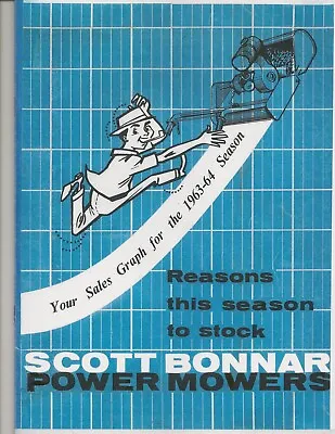 Scott Bonnar 1964/65 Vintage Mower Dealer's Catalogue **Copy** • $8.50