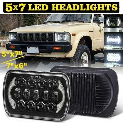 $36.89 • Buy 5 X7  LED Headlights Hi/Low Beam For Toyota Pickup 1982-1995 Hardbody Truck USA