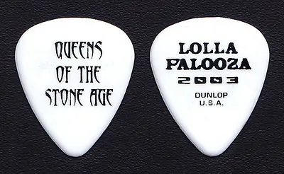 Queens Of The Stone Age Lollapalooza White Guitar Pick - 2003 Tour QOTSA • $51.41