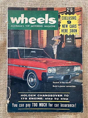 Magazine Vintage - WHEELS JULY 1964 HOLDEN RETRO AUSTRALIAN Advertising  • $14.93