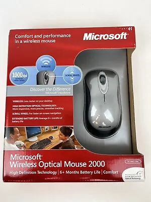 Microsoft Wireless Optical Mouse 2000 1000 Dpi USB Receiver (For MAC Or PC) NEW! • $29.99