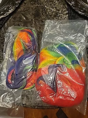 New Rainbow Wig And Tail Rainbow Dash Cosplay Set • $8