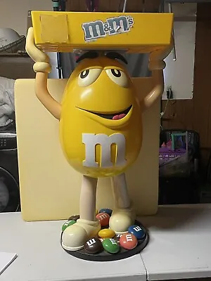 Yellow M&M W/ Tray Chocolate Store Candy Display Character • $250