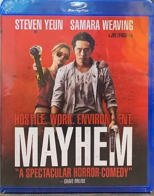 Mayhem BRAND NEW SEALED (Blu-ray 2017) Samara Weaving Steven Yeun Horror • $8.79