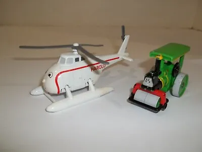 Vintage 1991 ERTL Harold The Helicopter & George Steam Roller Thomas The Train • $10.99