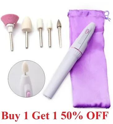 Electric Nail Sander Grinding Pen Sanding Machine File Drill Polishing Tools Set • $6.79