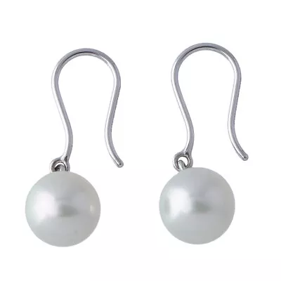 MIKIMOTO Earrings Akoya Pearl 750 K18 WG White Gold Hook Authentic • $838.92