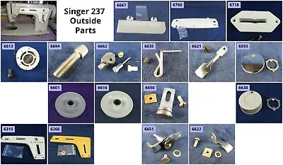 Singer Sewing Machine Model 237 - Choose Your Parts! Free Shipping Over $30 • $12.99