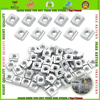 100Pcs M5 Slide In T Nut 2020 Aluminum Extrusion T NutsM5 Sliding T Nuts Tee... • $16.99