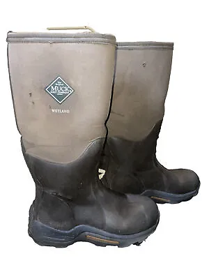 Muck Men's Wetland Waterproof Insulated Hunting Boots - Brown Size 7M / 8W • $39.99