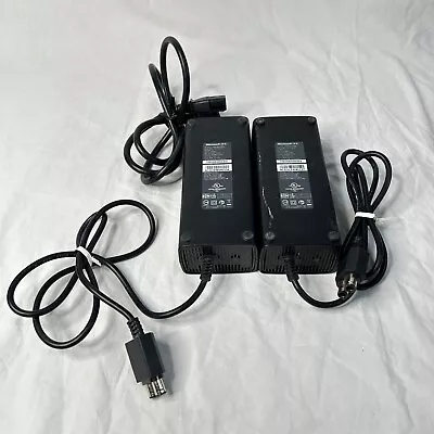 Official OEM Xbox 360 Slim Power Brick Adapter Lot Of 2 Broken For Parts Only • $16.99