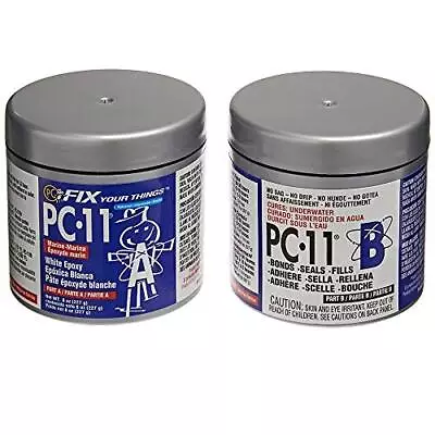 PC-Products PC-11 Epoxy Adhesive Paste Two-Part Marine Grade 1/2lb In Two C... • $18.25