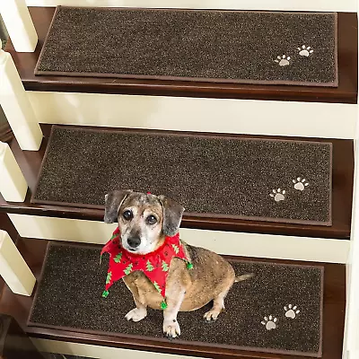 BEQHAUSE Stair-Treads-For-Wooden-Steps-Non-Slip Stair Treads Machine Washable Ca • $43.66
