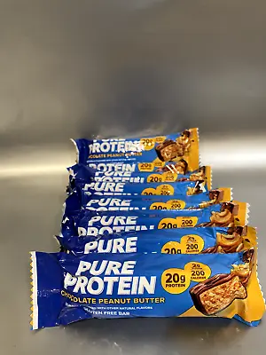 Pure Protein Bars Chocolate Peanut Butter (10 Ct.) 20 Grams Each 04/2024 • $15.30