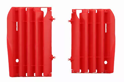 Polisport Red Radiator Louvers For Honda: CRF450R (2009-2012) • $23.95