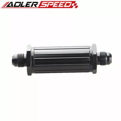 AN-6 AN6 6AN Aluminum Magnetic Fuel Filter Fitting Adapter 30 Micron Black • $9.99