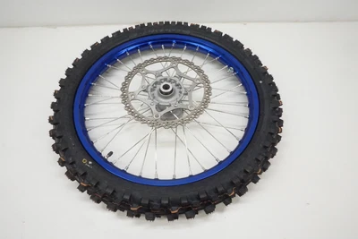 $550 • Buy 2023 YZ450F Front Wheel Assembly OEM Blue Rim Hub Rotor Tire Yamaha YZ450 YZ 450