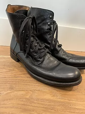 Men’s John Varvatos Black Leather Boots Size 11 • $88