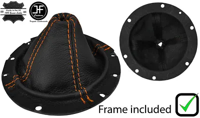 Orange Stitch Leather Manual Shift Boot+plastic Frame Fits Dodge Viper 2003-2006 • $213.79