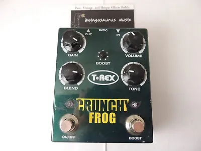 T-Rex Engineering Crunchy Frog Overdrive Effects Pedal Free USA Shipping • $89.99
