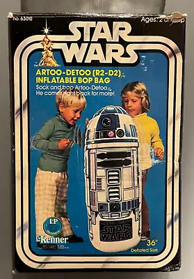 Vintage 1977 Star Wars Kenner R2-D2 Inflatable Bop Bag • $399.99