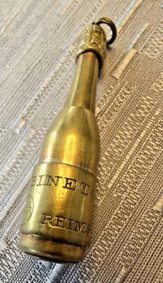 Vintage Brass Cigar Punch Binot Reins Veuve Cliguot Champagne Bottle • $79.99